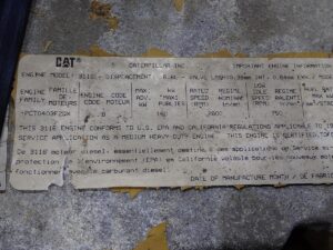 1993 CAT 3116 Diesel Truck Engine 55K MILES! 215 HP - Image 9