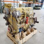 1997 CAT C12 Diesel Engine 40 PIN w/ JAKES 410 HP AR # 128-0342