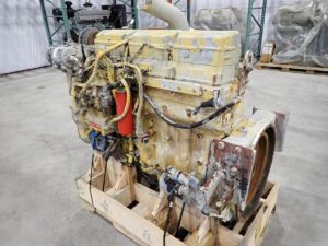 1997 CAT C12 Diesel Engine 40 PIN w/ JAKES 410 HP AR # 128-0342 - Image 4
