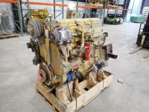 1997 CAT C12 Diesel Engine 40 PIN w/ JAKES 410 HP AR # 128-0342