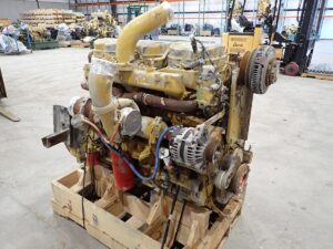 1997 CAT C12 Diesel Engine 40 PIN w/ JAKES 410 HP AR # 128-0342 - Image 2