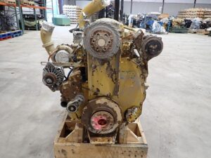 1997 CAT C12 Diesel Engine 40 PIN w/ JAKES 410 HP AR # 128-0342 - Image 9