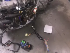 JDM NISSAN 300ZX VG30DETT MOTOR AND 5 SPEED TRANSMISSION ECU - Image 4