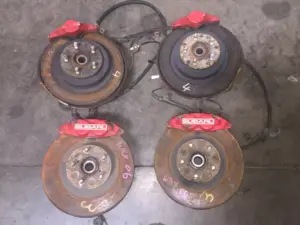 JDM SUBARU WRX 4/2 POTS BRAKES ASSEMBLY 5X100 - Image 7