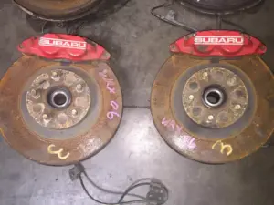 JDM SUBARU WRX 4/2 POTS BRAKES ASSEMBLY 5X100 - Image 2