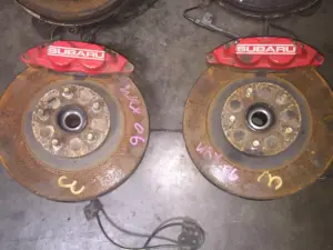 JDM SUBARU WRX 4/2 POTS BRAKES ASSEMBLY 5X100 - Image 3
