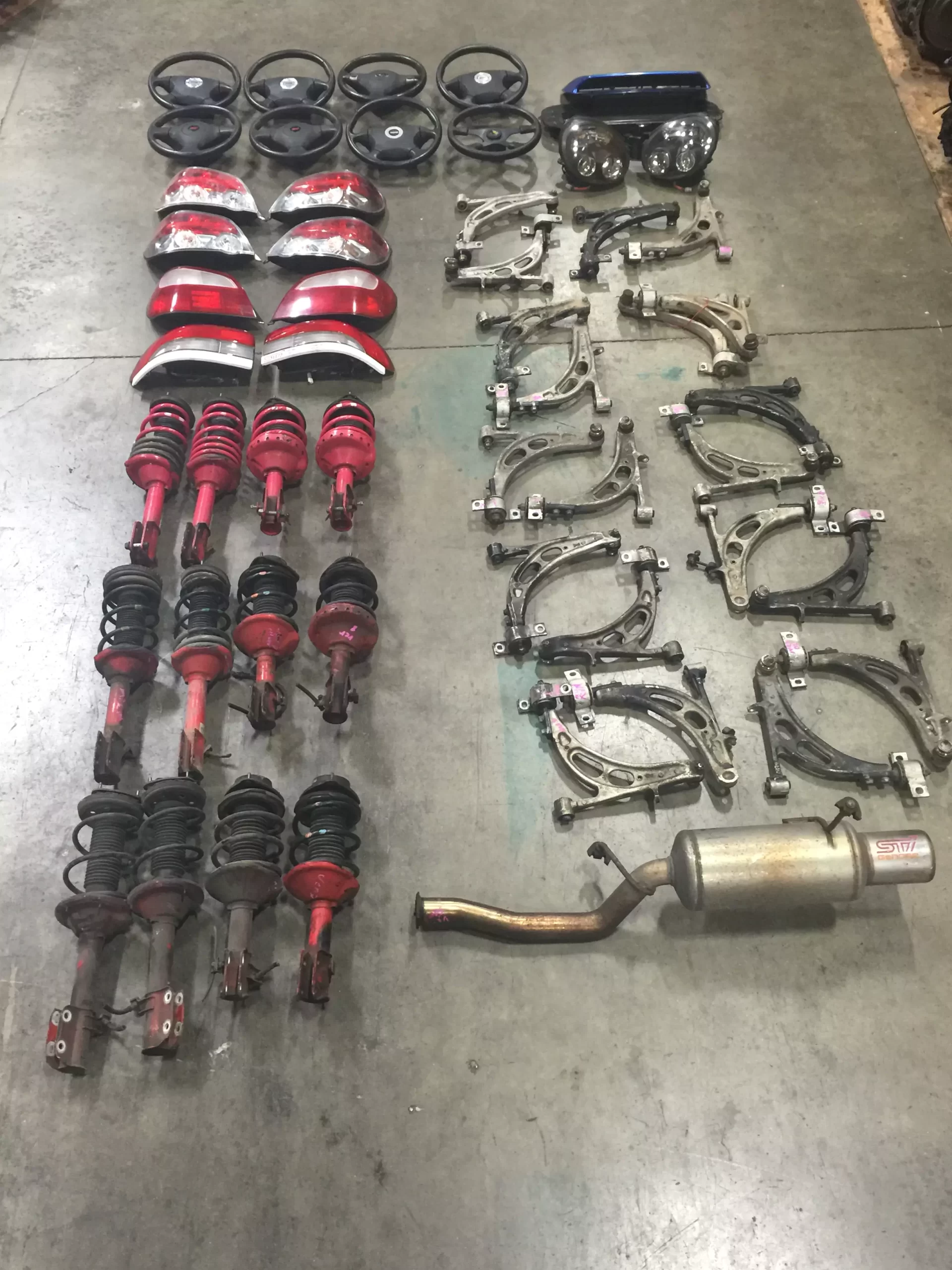 Tyu1 937 65574b82959ce Scaled 2 JDM SUBARU WRX STI , ALUMINIUM LOWER CONTROL ARMS - Image 1