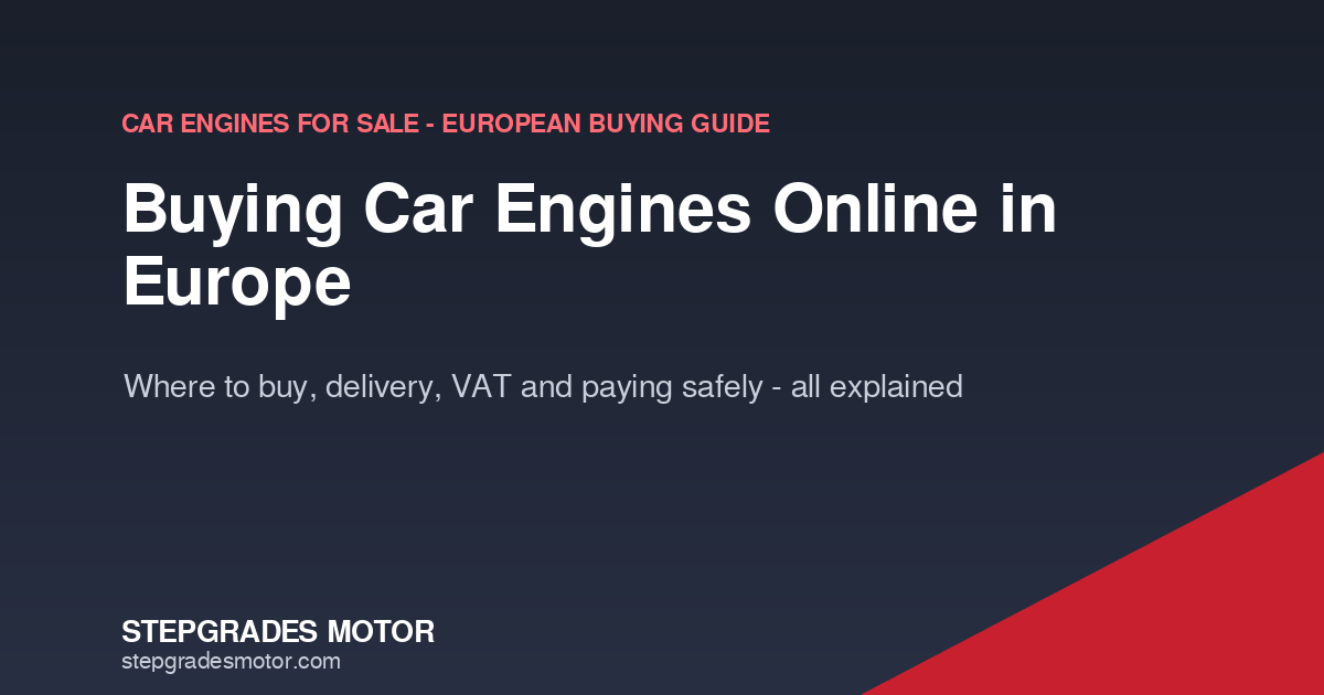 car engines for sale in Europe